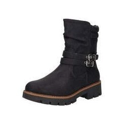 Via della Rosa Biker Stiefelette Damen schwarz|schwarz
