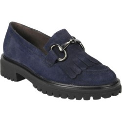 Paul Green Slipper & Mokassin 2734-044, Rauleder, Blau, Dame... 5,5