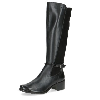 Damen Elegante Stiefel  9-25600-43 Schwarz 019 Black Comb Le... 37
