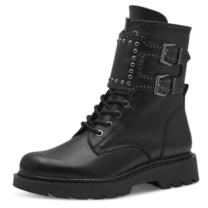 Damen Elegante Stiefelette  1-25238-43 Schwarz 001 Black Kun... 36