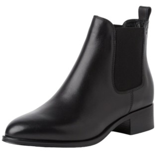 Damen Elegante Stiefelette  1-25019-43 Schwarz 001 Black Led... 38