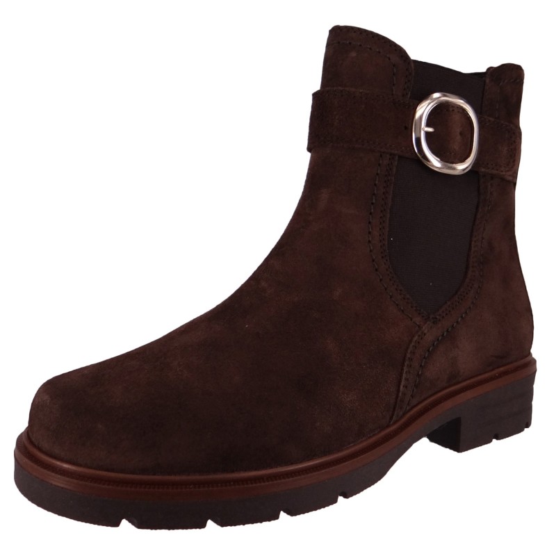 Damen Elegante Stiefelette F-Weite 34.653 Braun 18 Brown Led... 37