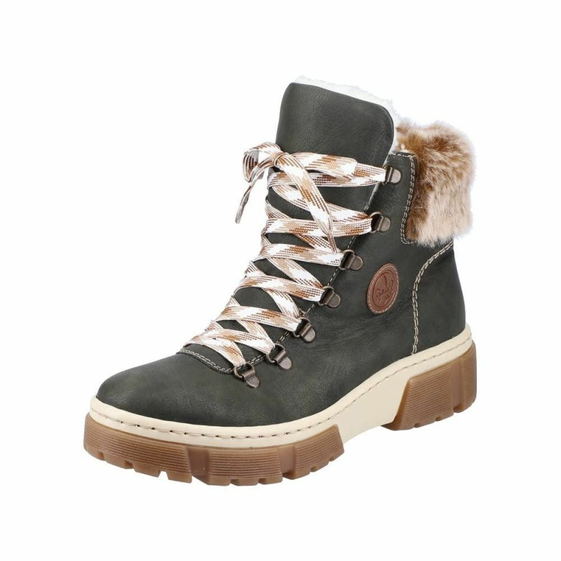 Rieker HWK Damen Stiefel dunkel_grün 38