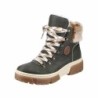 Rieker HWK Damen Stiefel dunkel_grün 38