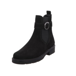 Cowboy-/Bikerlaarsjes - schwarz 4,5