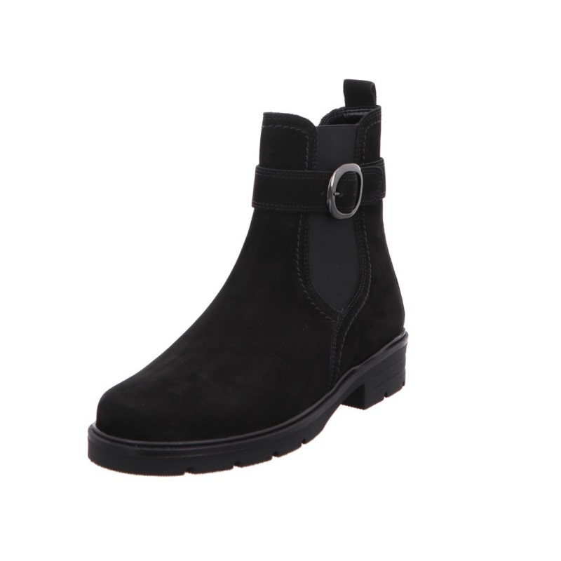 Cowboy-/Bikerlaarsjes - schwarz 4,5