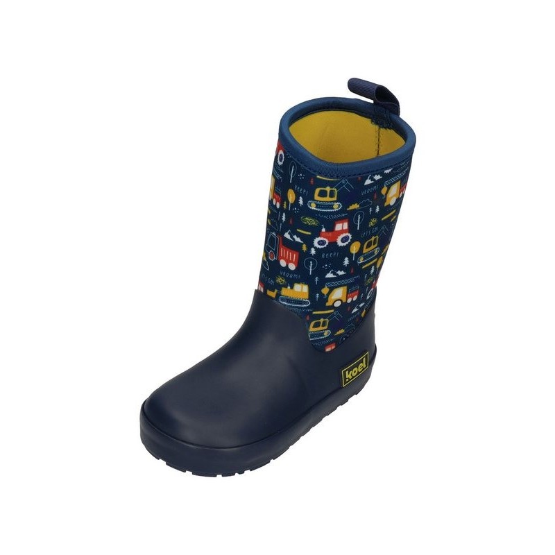 KOEL Neopren Wellie Barfußschuh Tractor Blue