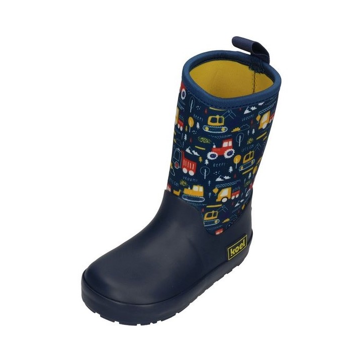 KOEL Neopren Wellie Barfußschuh Tractor Blue