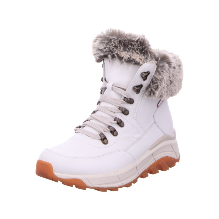 Rieker Schnürstiefelette Evolution, frost white weiß 37