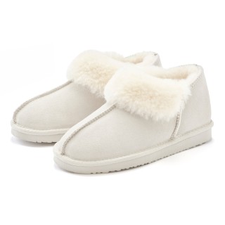 Vivance Hausschuh, Plüsch Hausschuh, Pantolette, Pantoffel aus Lammfell
