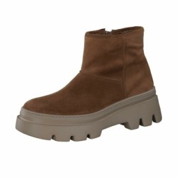 Paul Green Boots 8113-014, Rauleder, Schwarz, Damen 5,5