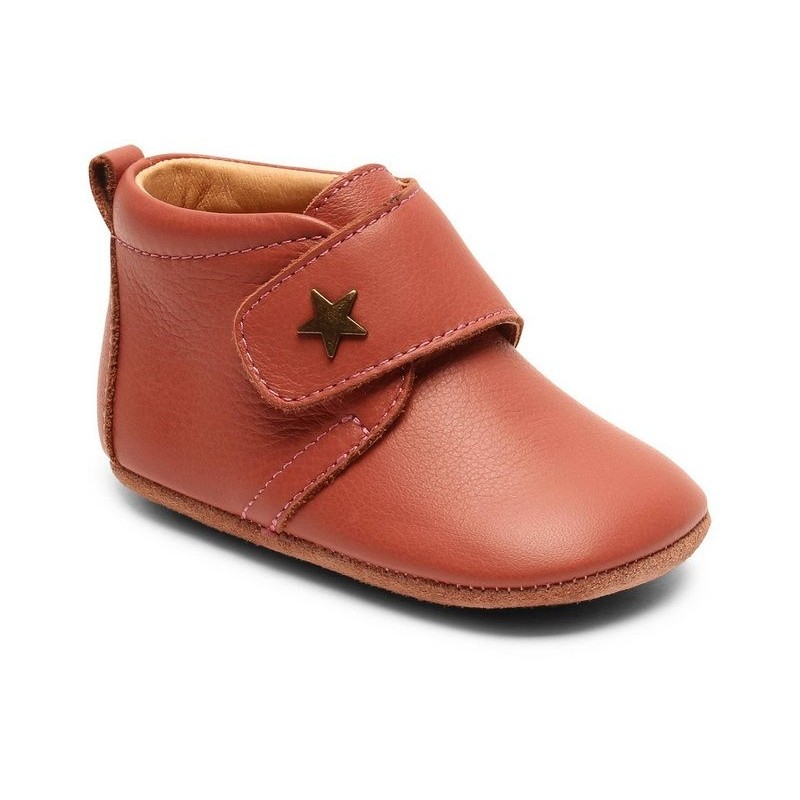 Bisgaard Bisgaard Baby Star Old Rose Hausschuh