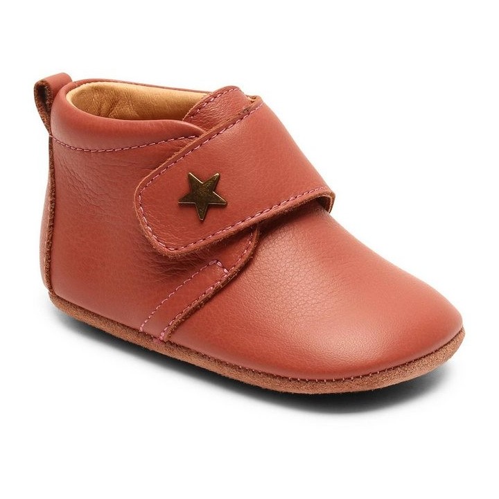 Bisgaard Bisgaard Baby Star Old Rose Hausschuh