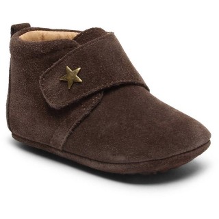 Bisgaard Bisgaard Baby Star Dark Brown Hausschuh