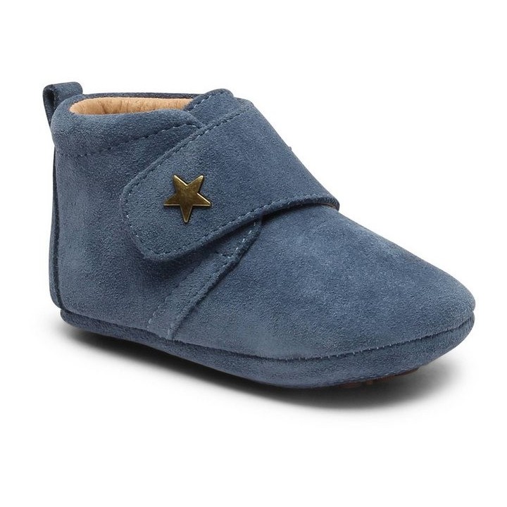 Bisgaard Bisgaard Baby Star Blue Hausschuh