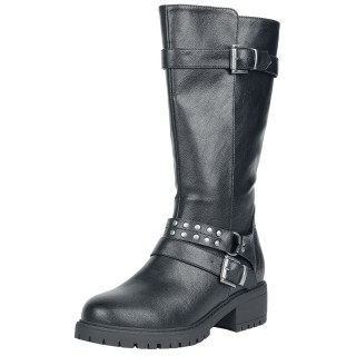 Rock Rebel by EMP - Rock Stiefel - Boots with Buckles and Studs - EU37 bis EU40 - für Damen - Größe EU37 - schwarz