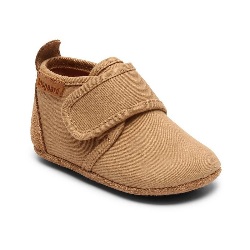 Bisgaard Bisgaard Baby Cotton Camel Hausschuh