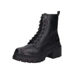 Dockers Schnür Boots Damen schwarz|schwarz