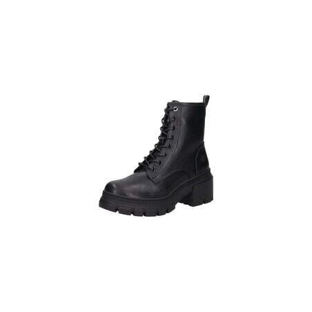 Dockers Schnür Boots Damen schwarz|schwarz