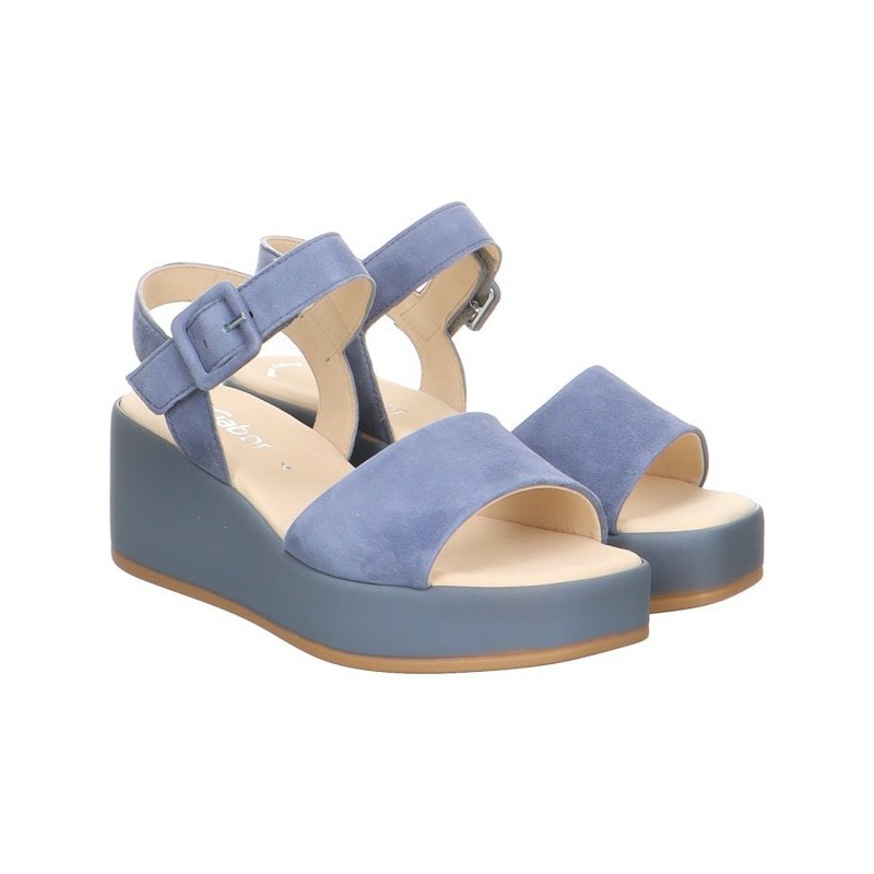 Gabor Gabor Fashion Plateau Sandale 24.531.18 blau 5,5