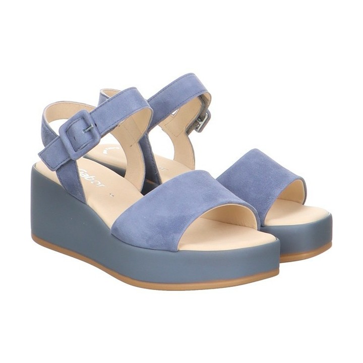 Gabor Gabor Fashion Plateau Sandale 24.531.18 blau 5,5