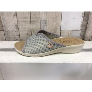 Fly Flot Fly Flot Damen Pantolette hellgrau Pantoffel