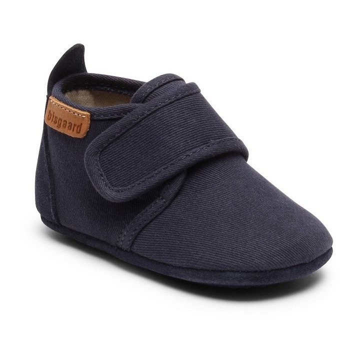 Bisgaard Bisgaard Baby Cotton Dark Blue Hausschuh