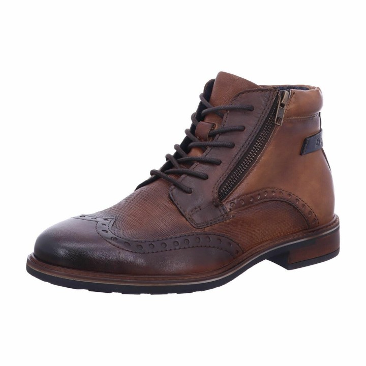 BUGATTI DANO  - Schnürstiefelette - braun cognac 42