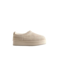 Next Forever Comfort® Leder-Schlupfschuhe, Borgfutter Slipper (1-tlg)