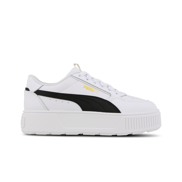Puma Karmen Rebelle Unisex Schuhe - Weiß - Größe: 35.5 - Leder - Foot Locker