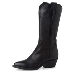Damen Cowboy Stiefel Western 1-25706-43 Schwarz 008 Black Nu... 37