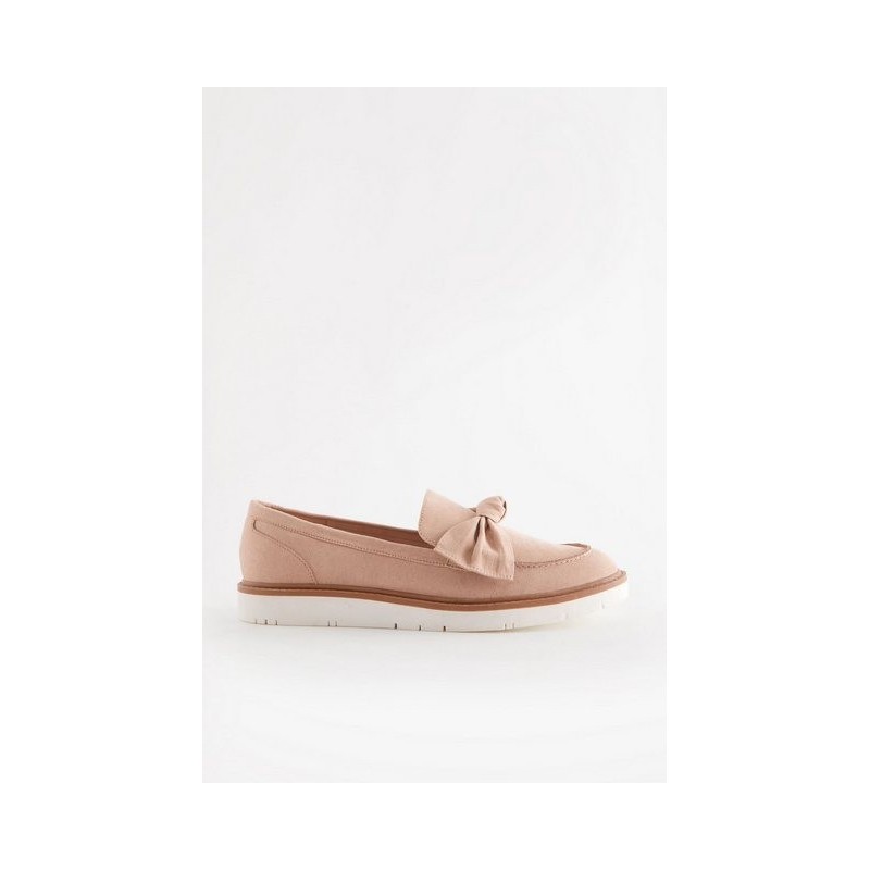 Next Forever Comfort® Derber Lederslipper mit Schleife Loafer (1-tlg)