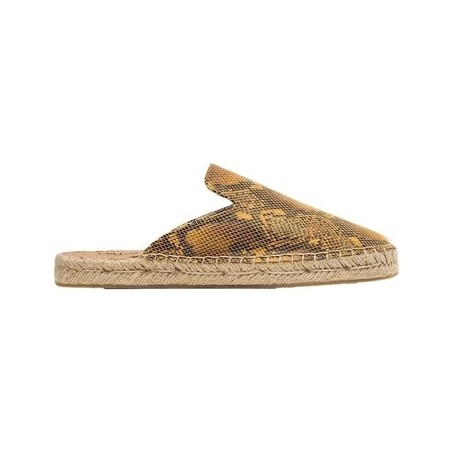 Paez  Espadrilles Mule W  - Print Snake Caramel