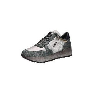 Cetti Plateau Sneaker Damen silber|silber