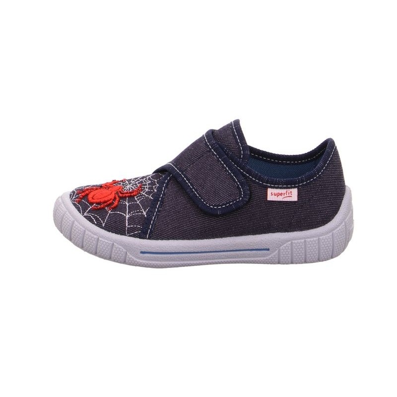 Superfit superfit Kinder Hausschuh BILL 1-000271-8100 blau/rot Hausschuh