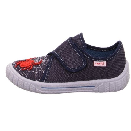 Superfit superfit Kinder Hausschuh BILL 1-000271-8100 blau/rot Hausschuh