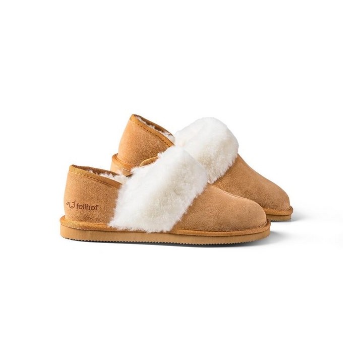 Fellhof Fellhof Hausschuh Komfort Damen Pantoffel (1 Paar, 1-tlg., 1 Paar) aus echtem Lammfell