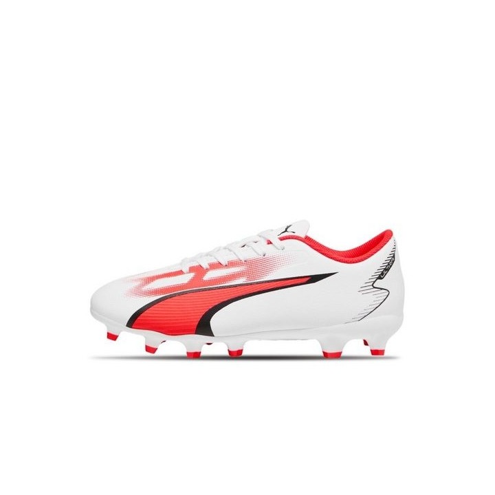 PUMA IP Ultra Play FG/AG Jr, weiß Fußballschuh