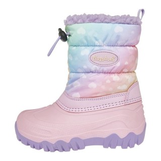 Playshoes Winter-Bootie Regenbogen Hüttenschuhe
