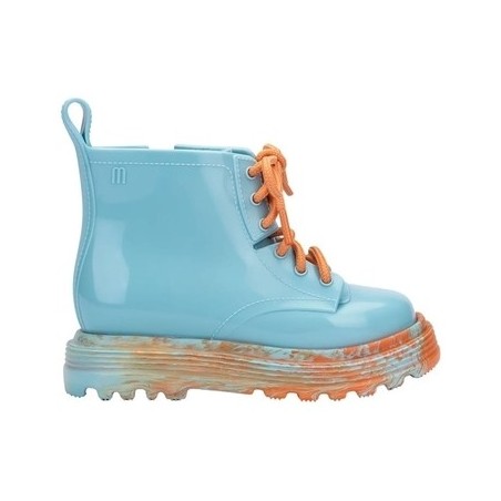 Melissa  Stiefel MINI  Coturno Baby Boots - Orange/Blue
