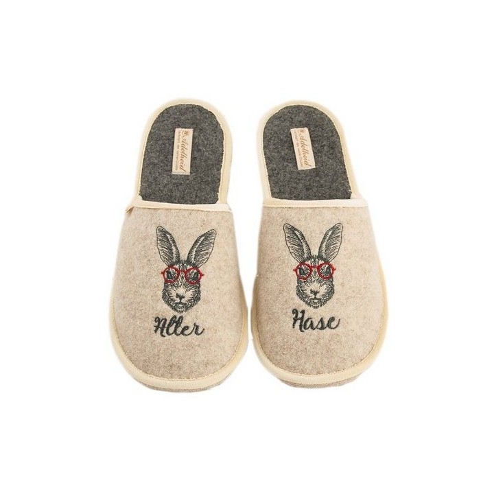 ADELHEID Alter Hase Filzpantoffel Pantoffel