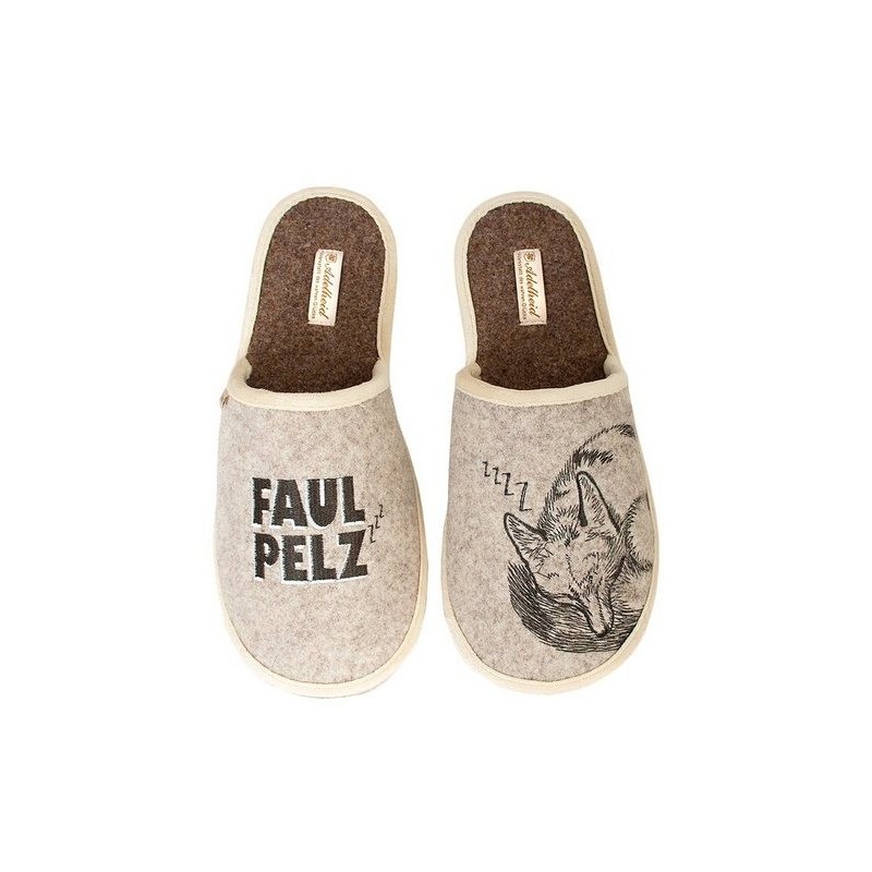 ADELHEID Faulpelz Filzpantoffel Pantoffel