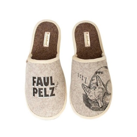 ADELHEID Faulpelz Filzpantoffel Pantoffel