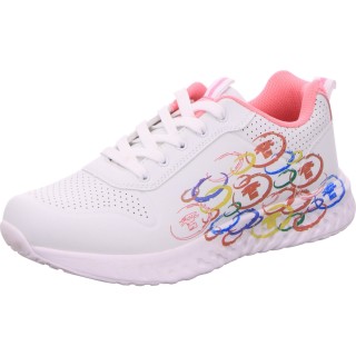 Tom Tailor Mädchen Sneaker mit floralen Muster, weiß 40