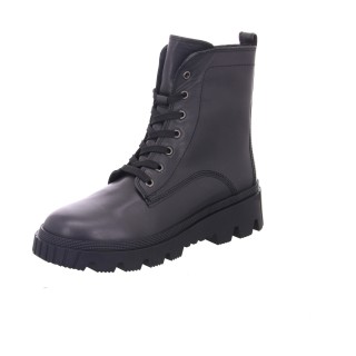 Enkellaarsjes met plateauzool - schwarz 37