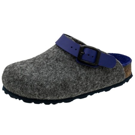 Fischer-Markenschuh Shetland Pantoffel aus Filz, mit Filzfutter, gepolstertes Fußbett