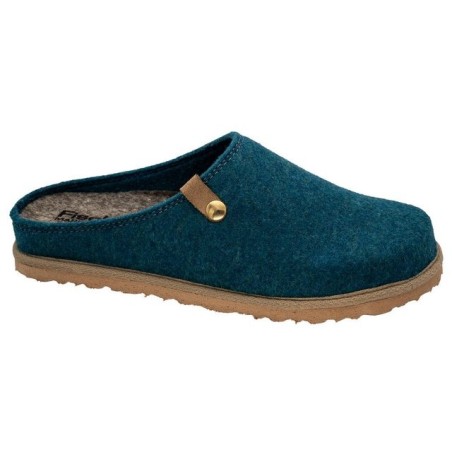 Fischer-Markenschuh Katrin Pantoffel aus PET recyceltem Filz, Fileinlegesohle herausnehmbar