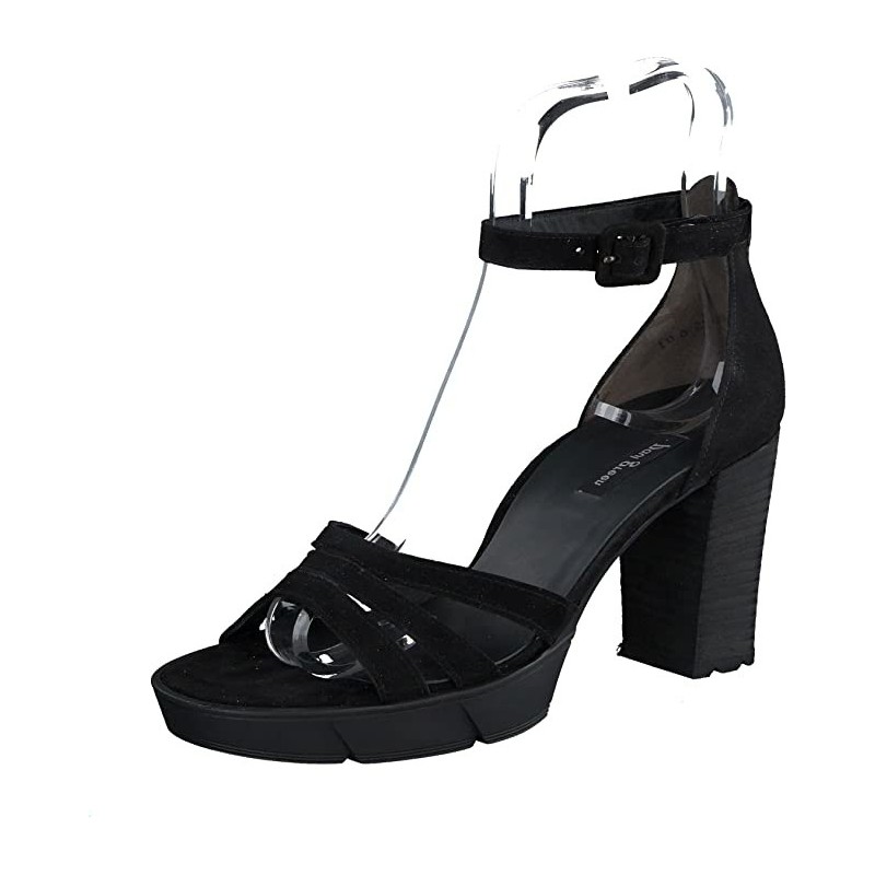 Paul Green Sandalette mit Fesselriemen schwarz 6,5
