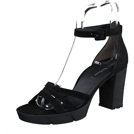 Paul Green Sandalette mit Fesselriemen schwarz 6,5