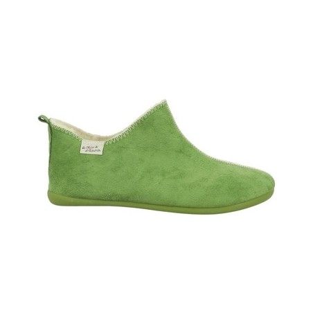 La Maison De L'espadrille  Hausschuhe BOTTILLON LAINE Maison de l'Espadrille VERT 6030-7